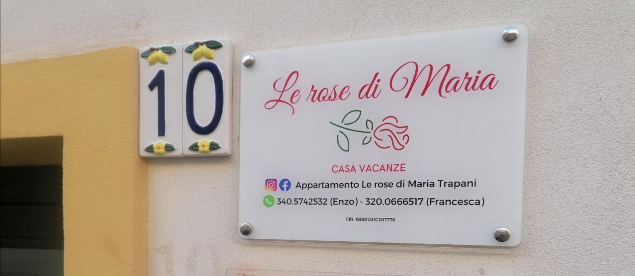 Le Rose Di Maria Leilighet Trapani Eksteriør bilde